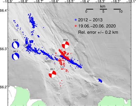 A Strong Earthquake Swarm Offshore North Iceland News Icelandic