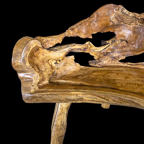Teak Root Timeless Bench Wooden Bench Diva