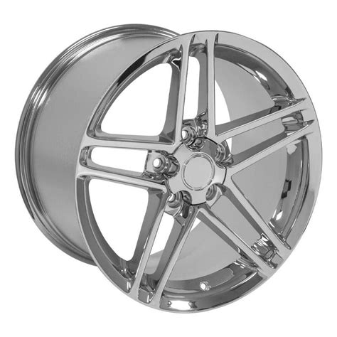 18 Inch Staggered Chrome Wheels Set4 Fit Camaro C5 Corvette C6 Z06 Style Ebay