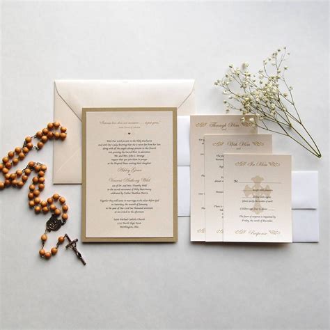 Holy Matrimony Invitation Card - Wedding Dresses