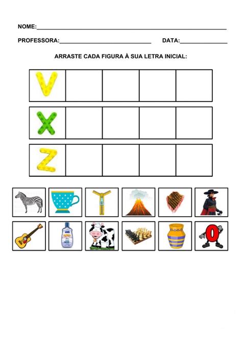 Letras Iniciais Online Exercise For Educa O Infantil You Can Do The