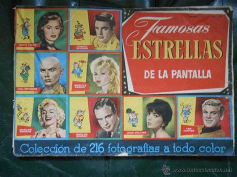 Álbum Cromos Antiguo Cine Famosas Estrellas De La Pantalla 90 Completo Original AÑos 50