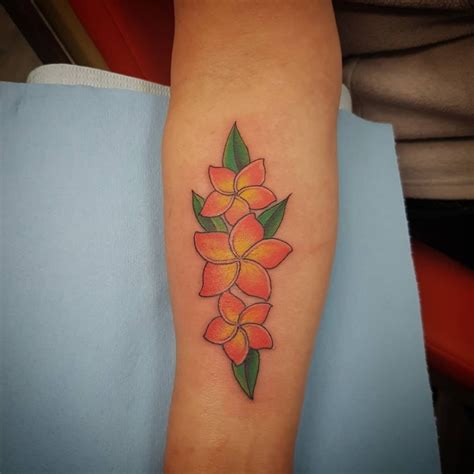 Single Plumeria Flower Tattoo Best Flower Site