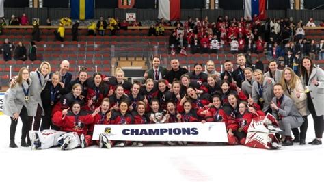 Kraemer Scores 4 Goals As Canada Takes Gold At The U18 Womens Ice