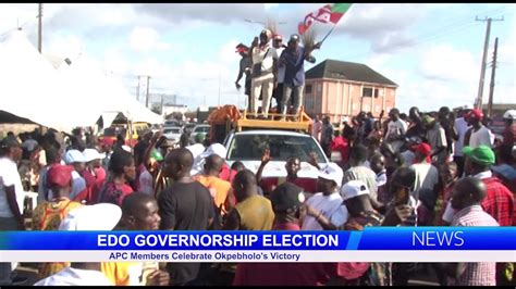 Edo Governorship Election Apc Members Celebrate Okpebholo S Victory