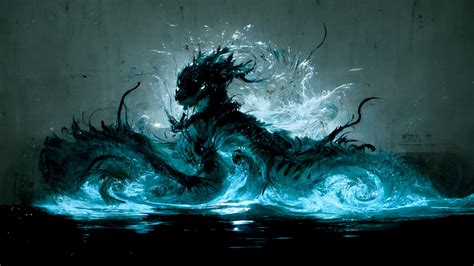 Water Dragon Concept Art