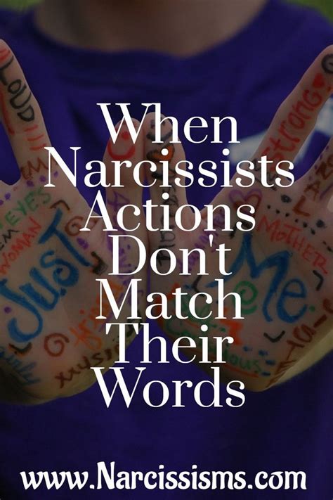 Article Discussing Why Narcissists Actions Dont Match Their Words