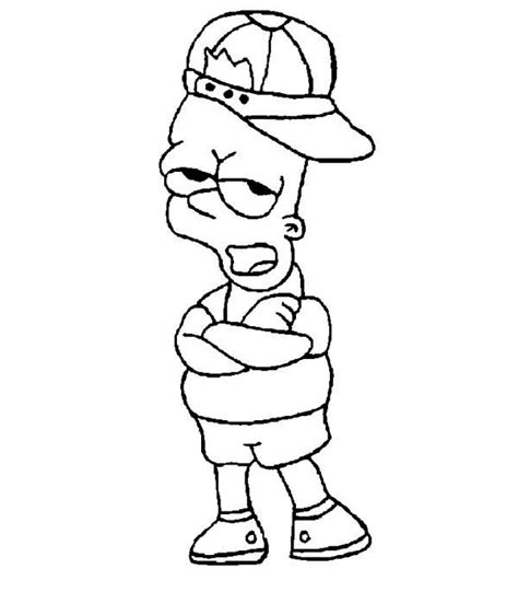 Bart Simpson Coloring Page Printable Porn Sex Picture