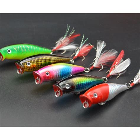 Hengjia Pcs Cm G Popper Fishing Lures Artificial Hard Bait Minnow