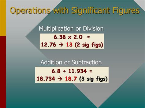 Operations With Significant Figures Ppt Download