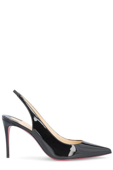 Christian Louboutin Kate Slingback Pumps In Black Lyst