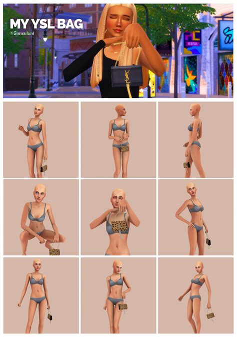 Pose Pack My Ysl Bag Mods Poses Mysims Mods