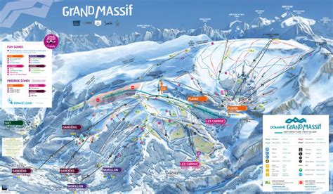 Les Carroz Plan Des Pistes De Ski Les Carroz