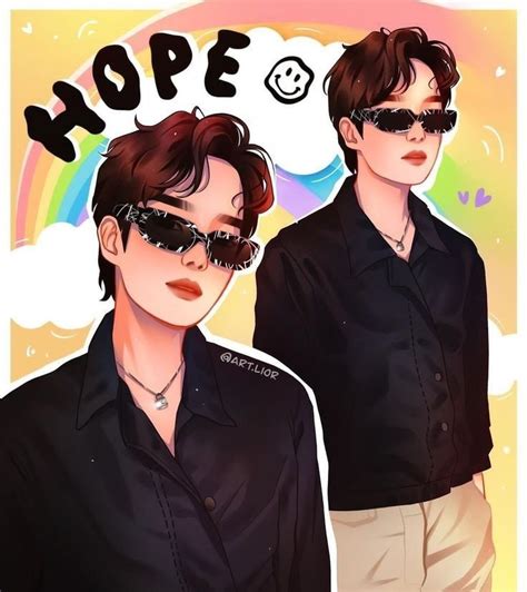 Pin By Belongto JK On BTS Animated Pic J Hope Fanart Bts Fanart