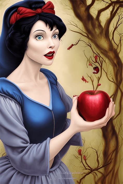 Snow White S Poisoned Apple Creative Fabrica