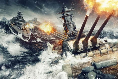 Epic World Of Warships Hd Wallpaper