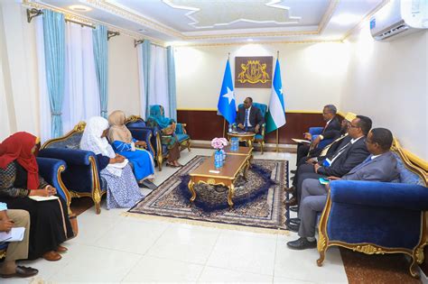 MW Deni Oo Madaxtooyada Puntland Ku Qaabilay Wafdi Ay Hoggaaminayso