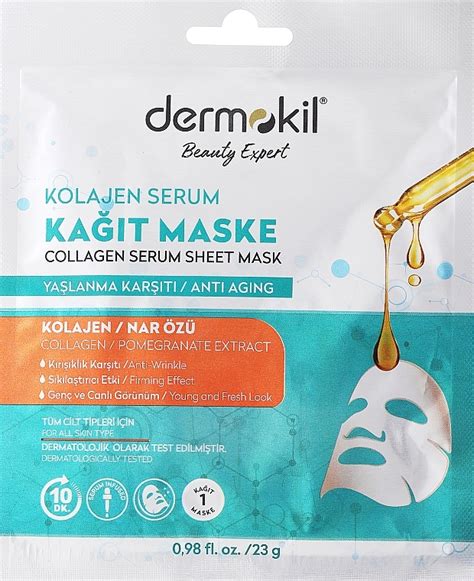 Makeupstore co il Dermokil Clay Collagen Serum Sheet Mask מסיכת