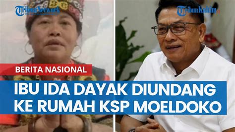 Diundang Ke Rumah Ksp Moeldoko Ibu Ida Dayak Ungkap Keinginannya