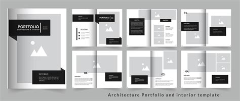 Architecture And Interior Portfolio Or Minimal Portfolio Template