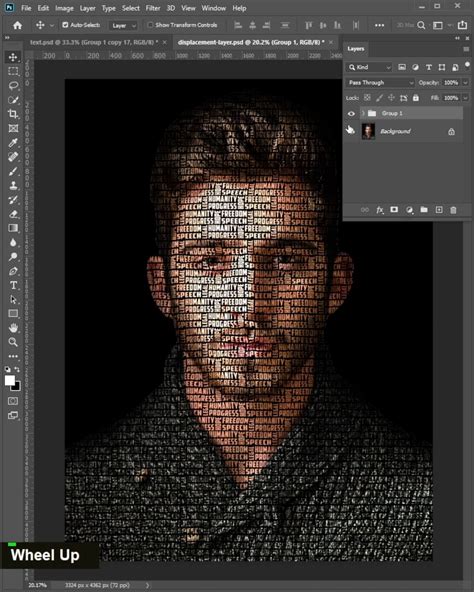 Text Portrait Effect In Photoshop Artofit