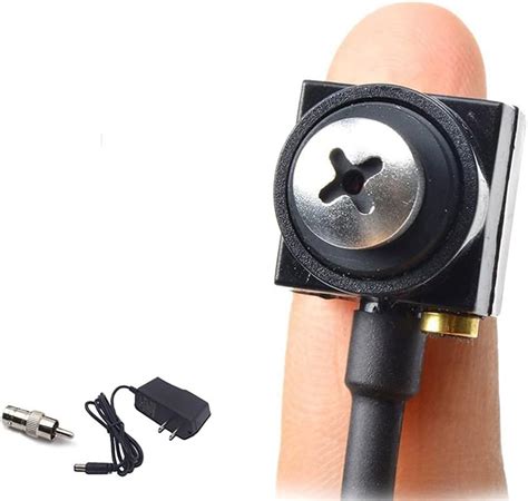 Tpekka Mini Cam Ra Espion Cach E Hd Tvl Portable Petit Bouton De