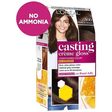 Loreal Paris Casting Creme Gloss Hair Colour 875 G 72 Ml 300 Darkest Brown Vaagmimart