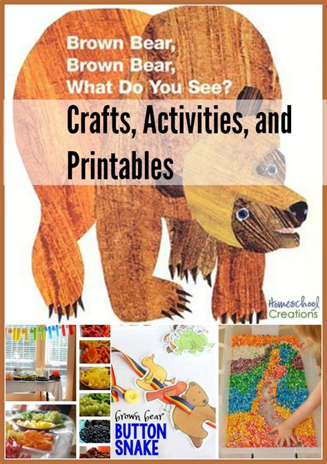 Brown Bear Brown Bear Crafts Activities And Printables Brown Bear