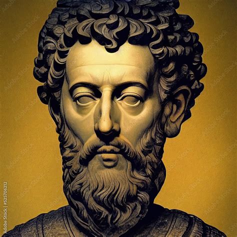 Marcus Aurelius Creating Meditations Roman Emperor And Stoic