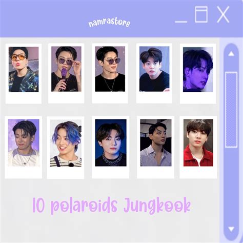 Polaroids Jungkook BTS Shopee Brasil