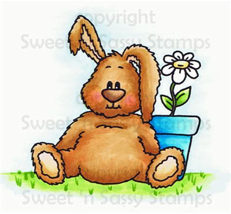 Benjamin Bunny Digital Stamp - Creative Worship Stamps by Sweet 'n ...