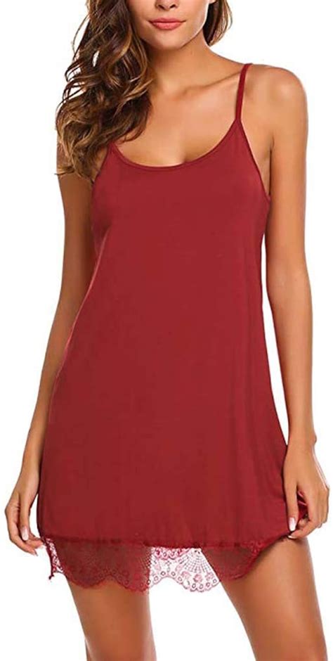 DOGZI Robe de Nuit Lingerie Femme Sexy Nuisettes Transparentes sous vêtements Confortable
