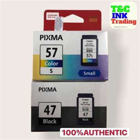 Canon 47 57s 57 Ink Cartridge Combo Set Lazada