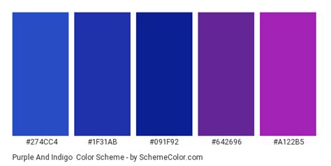 Purple And Indigo Color Scheme » Blue » SchemeColor.com