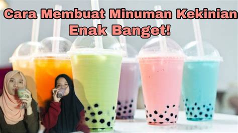 Cara Membuat Minuman Boba Bubble Drink Kekinian Gampang Banget