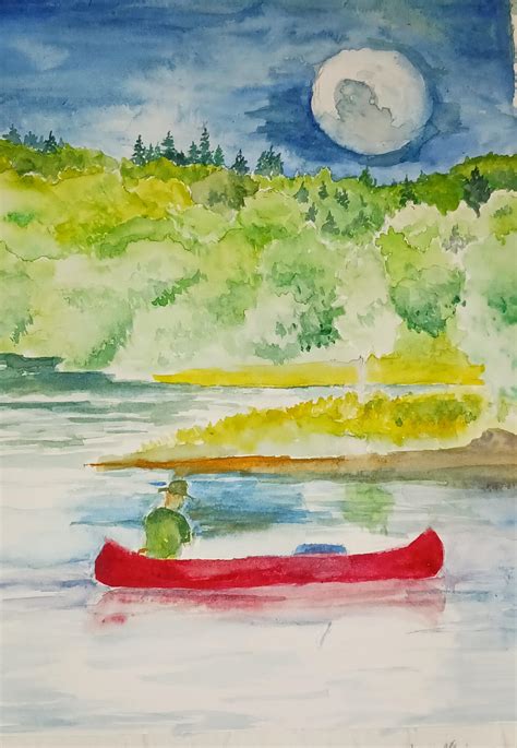 Evening Canoe Trip By Tominconcord On Deviantart