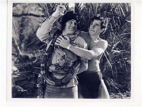 Movie Photo Call Of The Savage Noah Berry Jr 8x10 Bandw Promo Still At