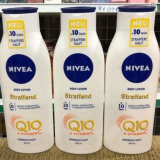 Sữa dưỡng thể NIVEA Q10 Plus Hautstraffende Body Lotion Vitamin C cho