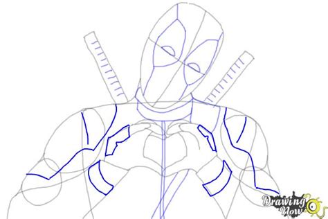 How To Draw Deadpool Step By Step Guide