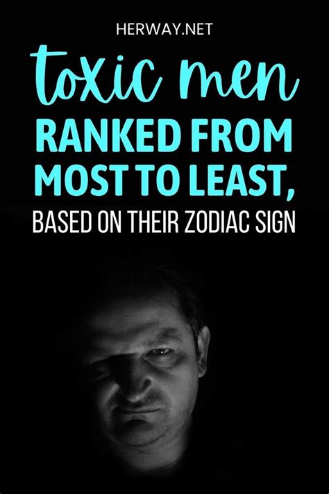 Toxic Zodiac Signs Male