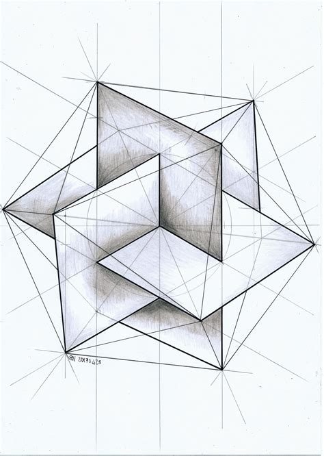 Geometric Pencil Drawings At Douglas Palmer Blog