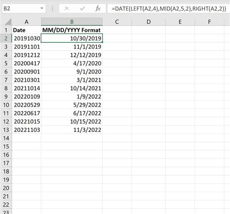 Excel How To Convert Yyyymmdd To Date Format