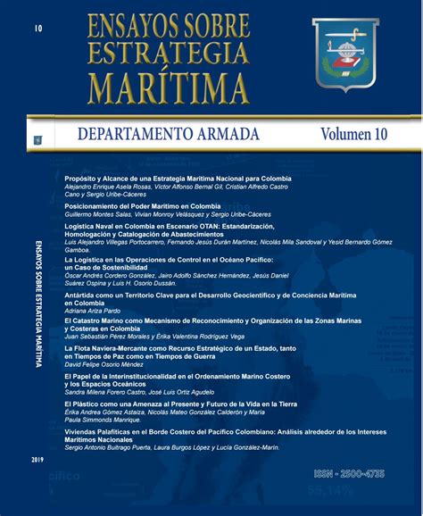 Ensayos Sobre Estrategia Marítima Volumen 10 By Departamento Armada Escuela Superior De