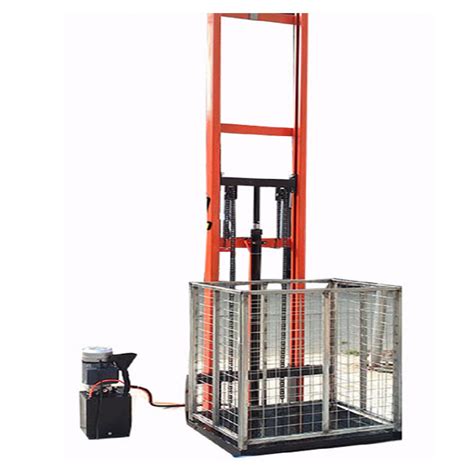 Cargo Lifts 3meter 4 Meter Hydraulic Platform Lift 500kg Vertical Guide