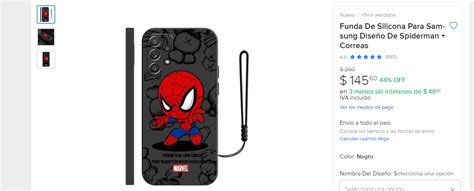 Mercado Libre Tiene Una Funda De Spider Man En Oferta Del Tus