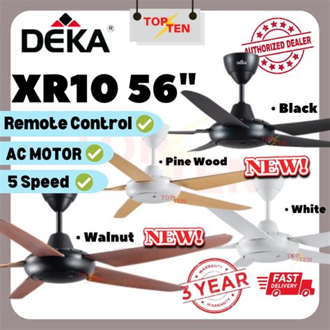 Deka Ceiling Fan With Light Remote Control XR10 T10 56 Ceiling Fan 5