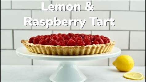 Lemon And Raspberry Tart Youtube