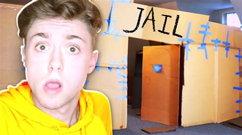 24 Hours Over Night Box Fort Prison Youtube