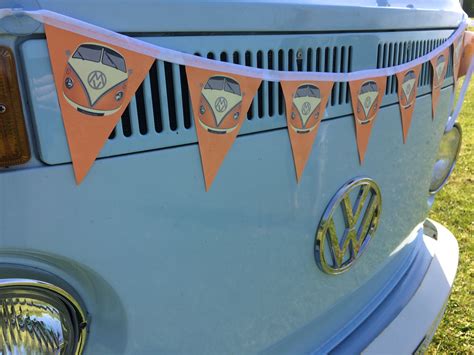 Our Fabric Campervan Bunting Is Available In A Choice Of Colours And