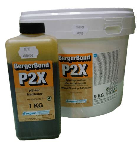 Клей для паркетной доски двухкомпонентный Berger Bond P2X цена